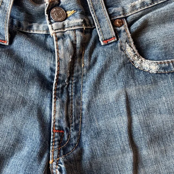 True Religion Men's Light Blue Straight Jeans - Picture 3 of 10